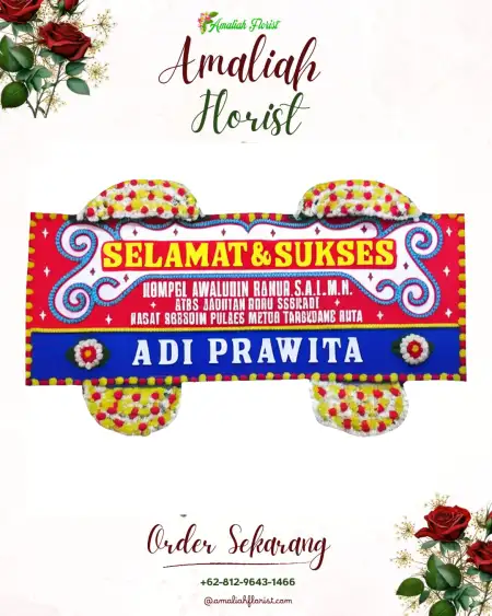 Papan Bunga Ucapan Selamat Bolakme