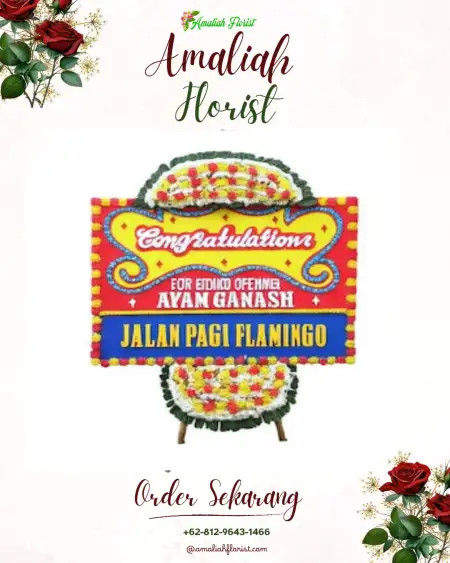 Sewa Papan Bunga Bolakme